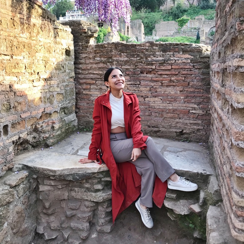 H&M Burnt Orange Trench Coat